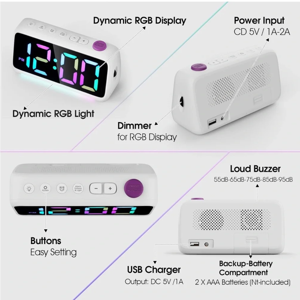 Digital alarm clock